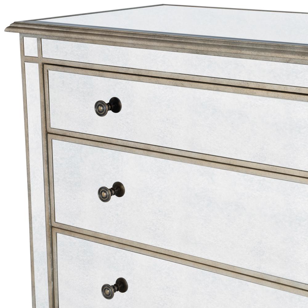 Laflin Mirrored Console Chest, Silver. Picture 8