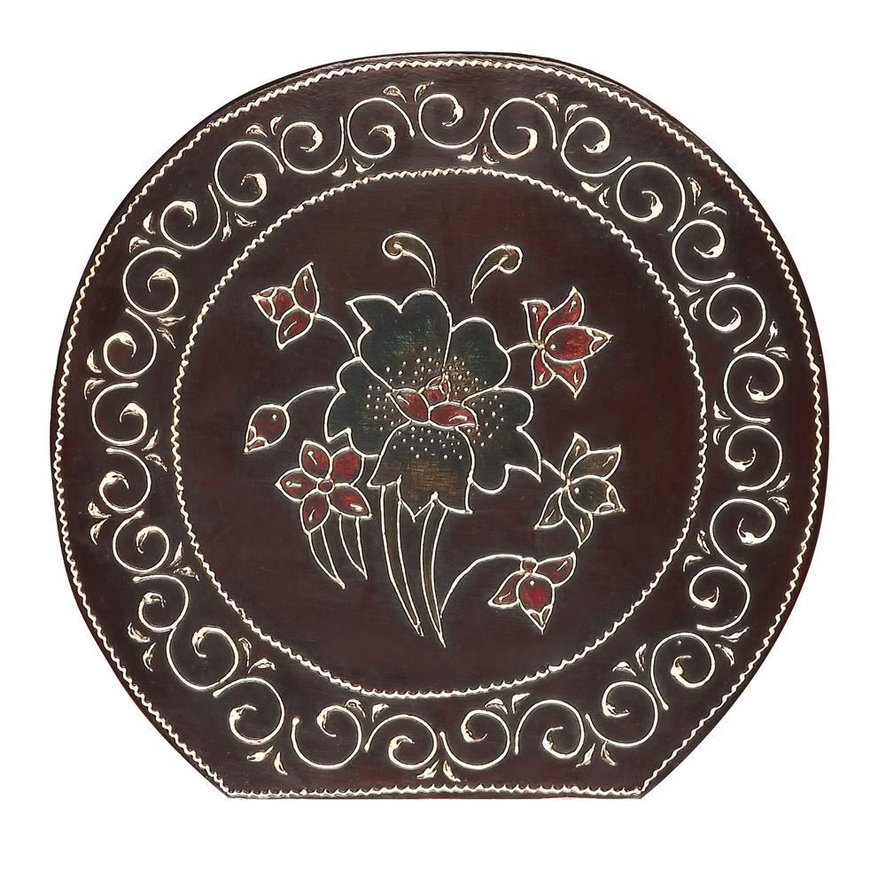 Botswana Hand Painted Side Table, Assorted. Picture 2