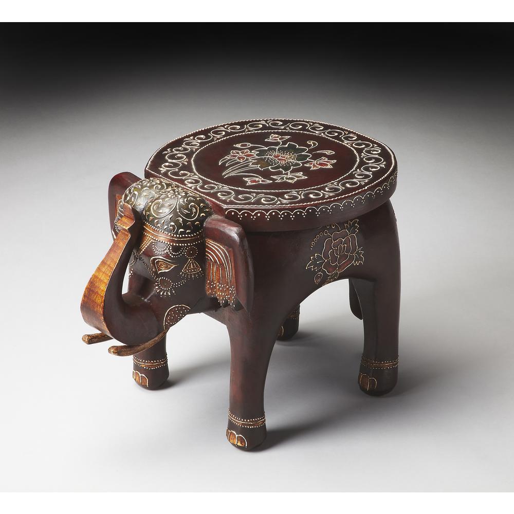 Botswana Hand Painted Side Table, Assorted. Picture 3