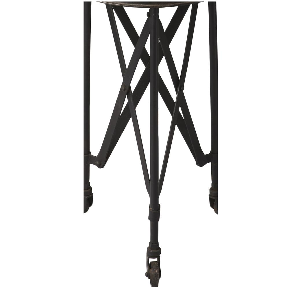 Costigan Flat Side Table, Black. Picture 2