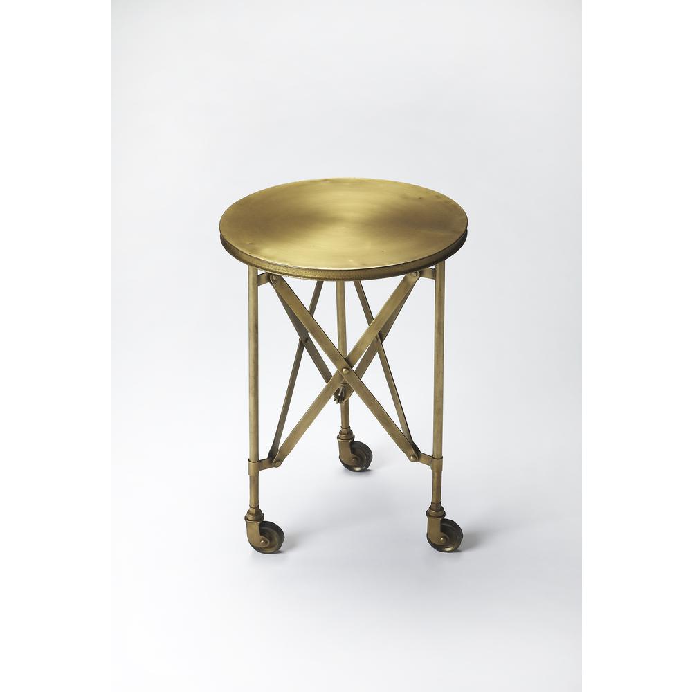 Costigan Antique Side Table, Gold. Picture 3