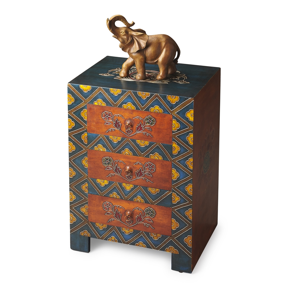 Hand Painted Accent Chest, Belen Kox. Picture 1