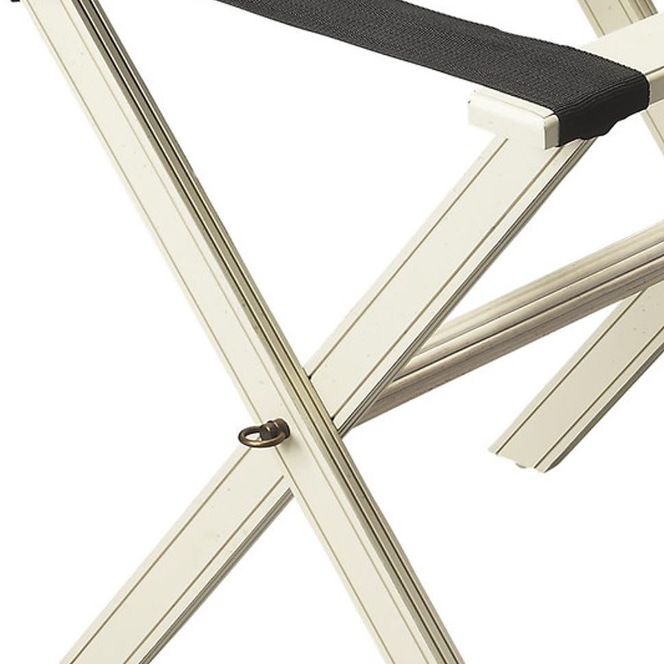 Anthony Folding Luggage Rack, White. Picture 2