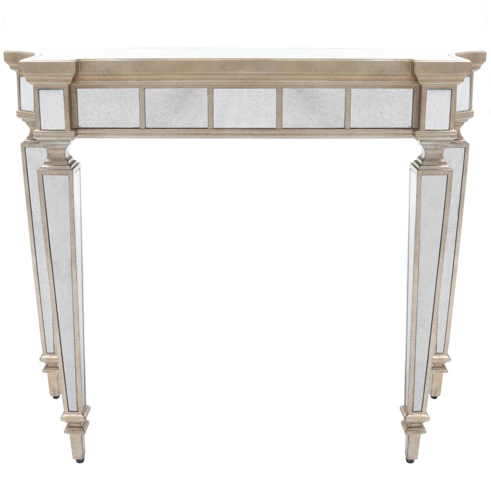 Garbo Mirrored Console Table, Silver. Picture 2