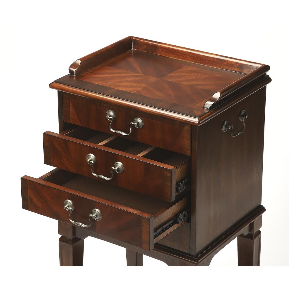 Hardwick 4-Drawer Chest, Dark Brown. Picture 2