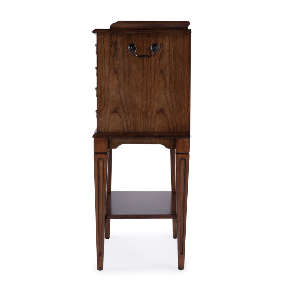 Hardwick 4-Drawer Chest, Medium Brown. Picture 5