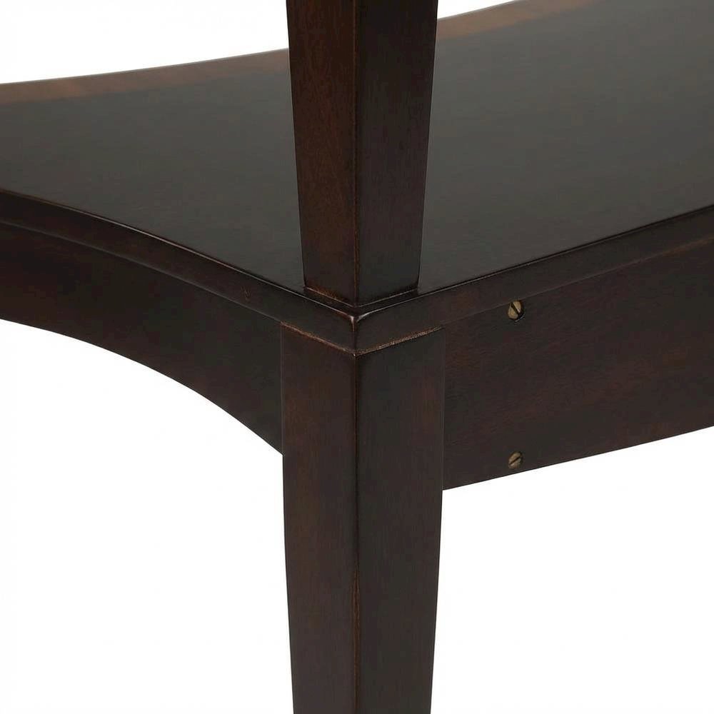 Demilune Console Table, Traditional Sofa Table for Entryway or Hallway. Picture 7