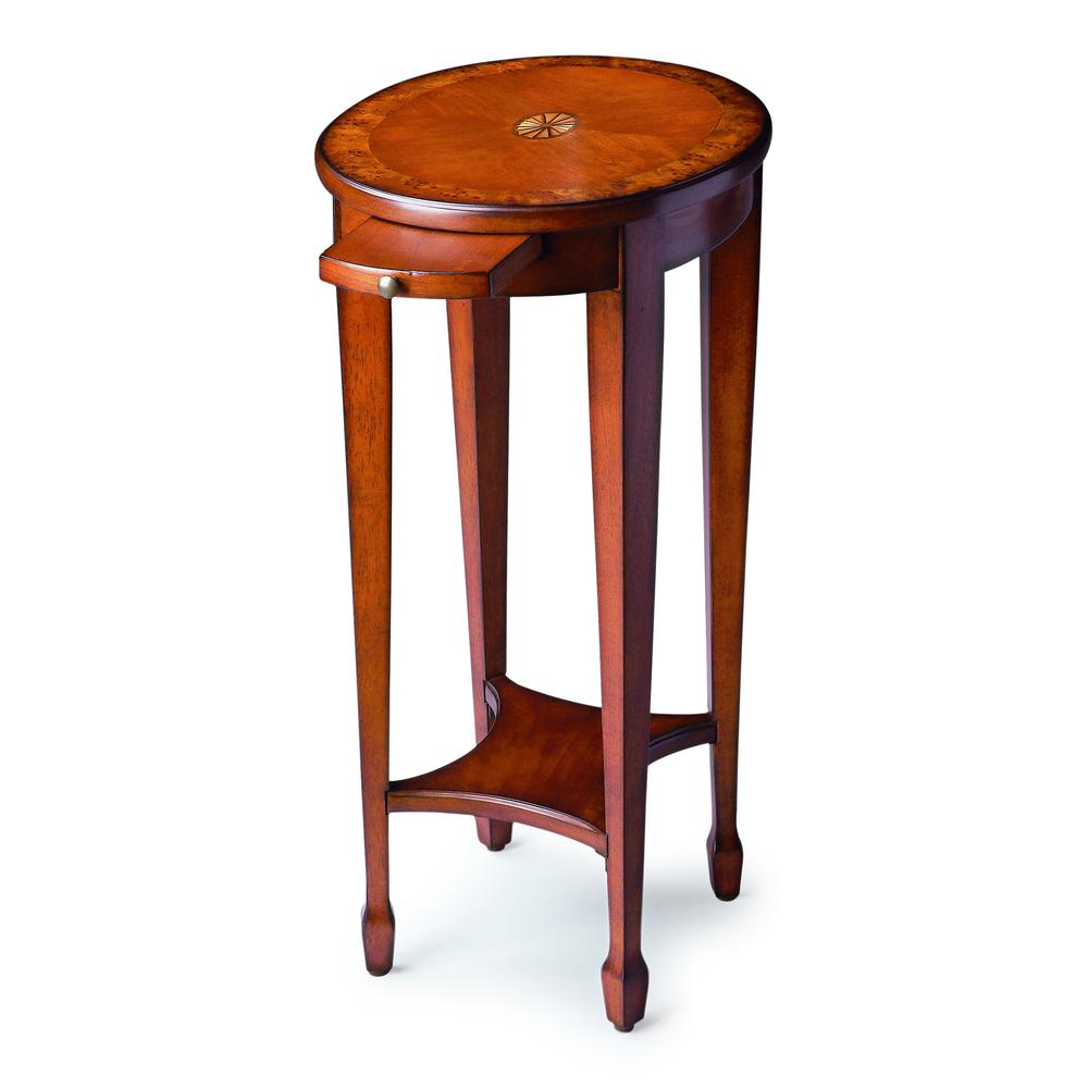 Olive Ash Burl Accent Table, Belen Kox. Picture 2