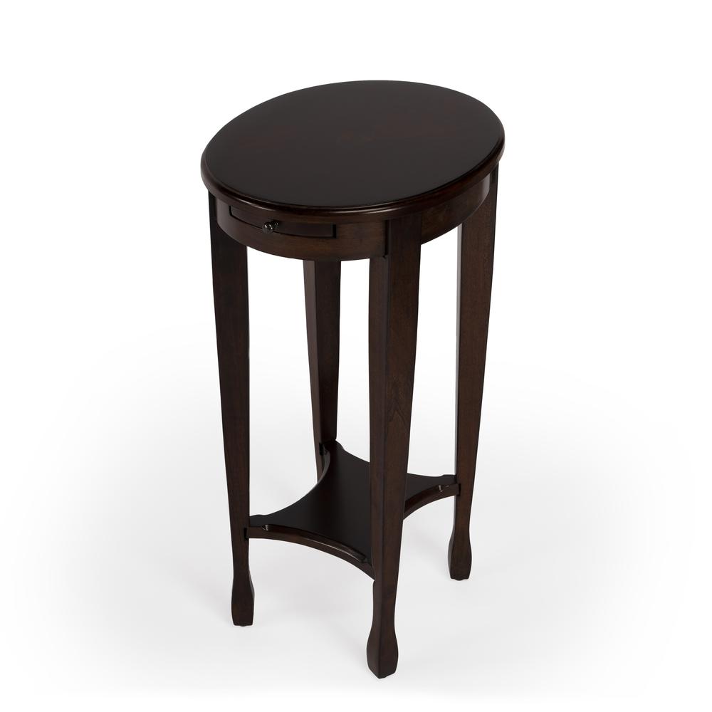 Arielle Side Table, Dark Brown. Picture 1