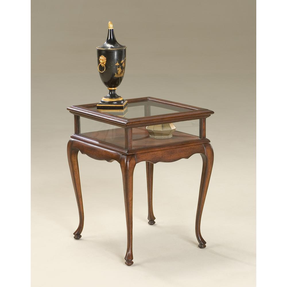 Burton Curio Table, Dark Brown. Picture 2