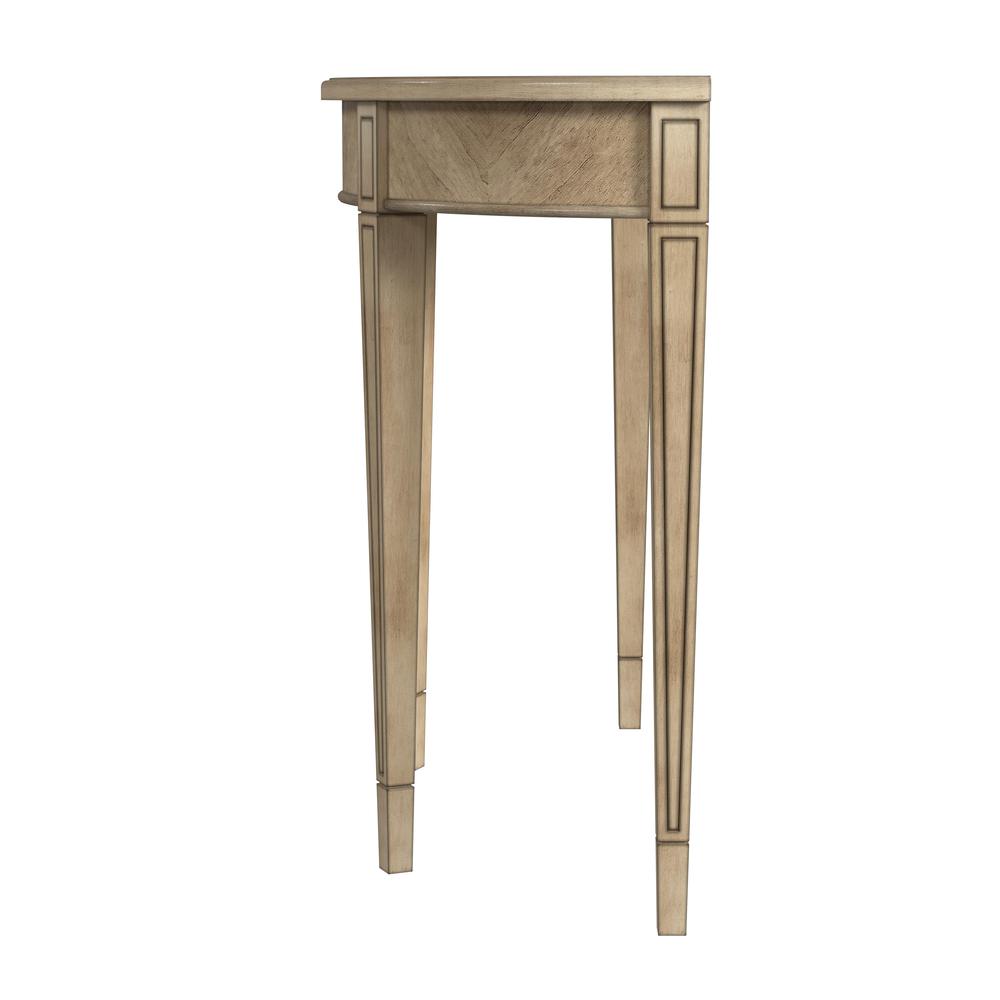 Hampton Demilune 36" Console Table, Beige. Picture 2