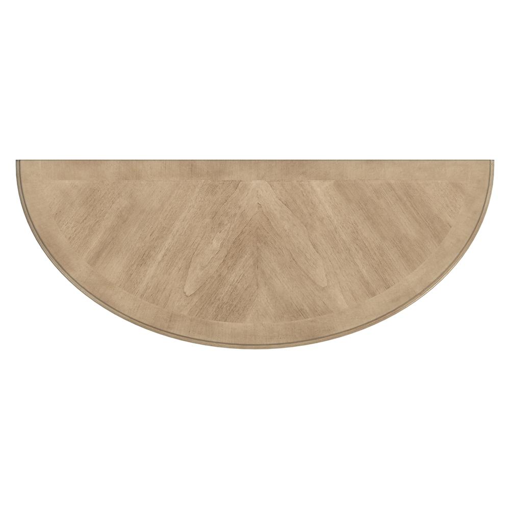 Hampton Demilune 36" Console Table, Beige. Picture 4