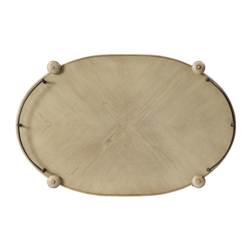 Kathleen 2 Tier Bar Cart, Beige. Picture 4