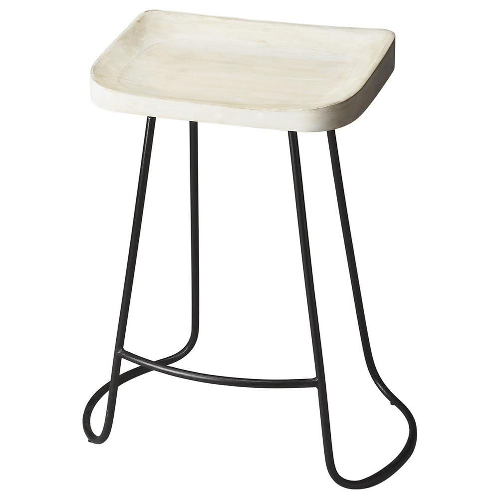 Alton Backless Wood  25.5" Counter Stool, Multi-Color. Picture 1