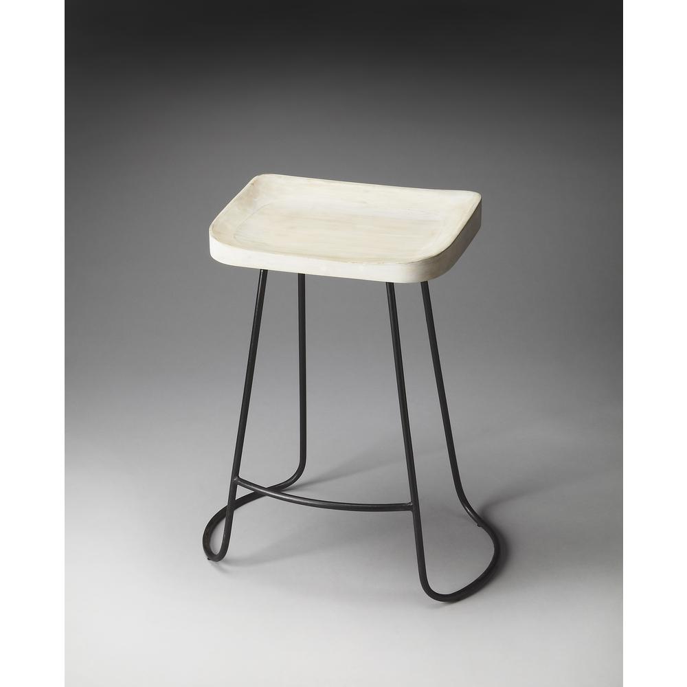 Alton Backless Wood  25.5" Counter Stool, Multi-Color. Picture 2