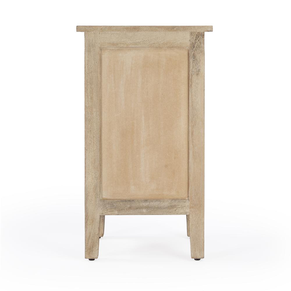 Switra 1 door 1 drawer End Table, Light Brown. Picture 7