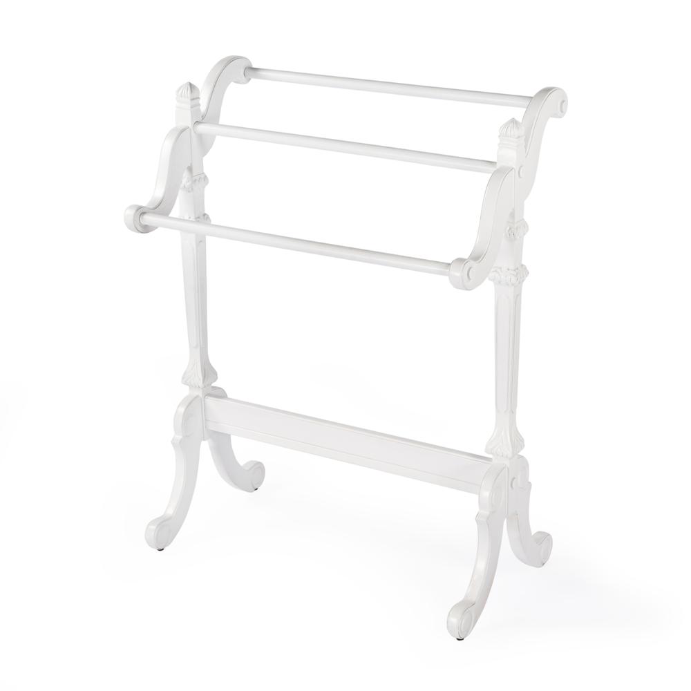 Newhouse  Blanket Stand, White. Picture 1