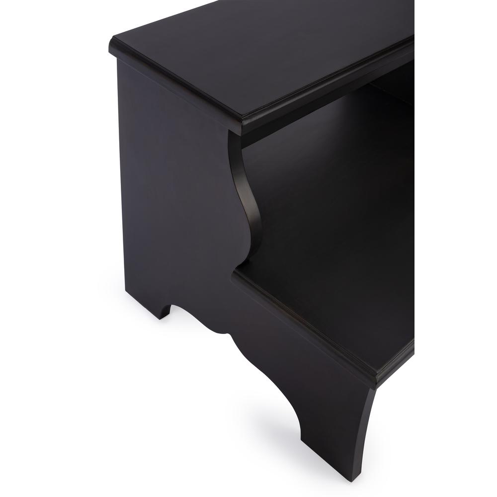 Melrose Brushed Sable Step Stool, Dark Brown. Picture 4