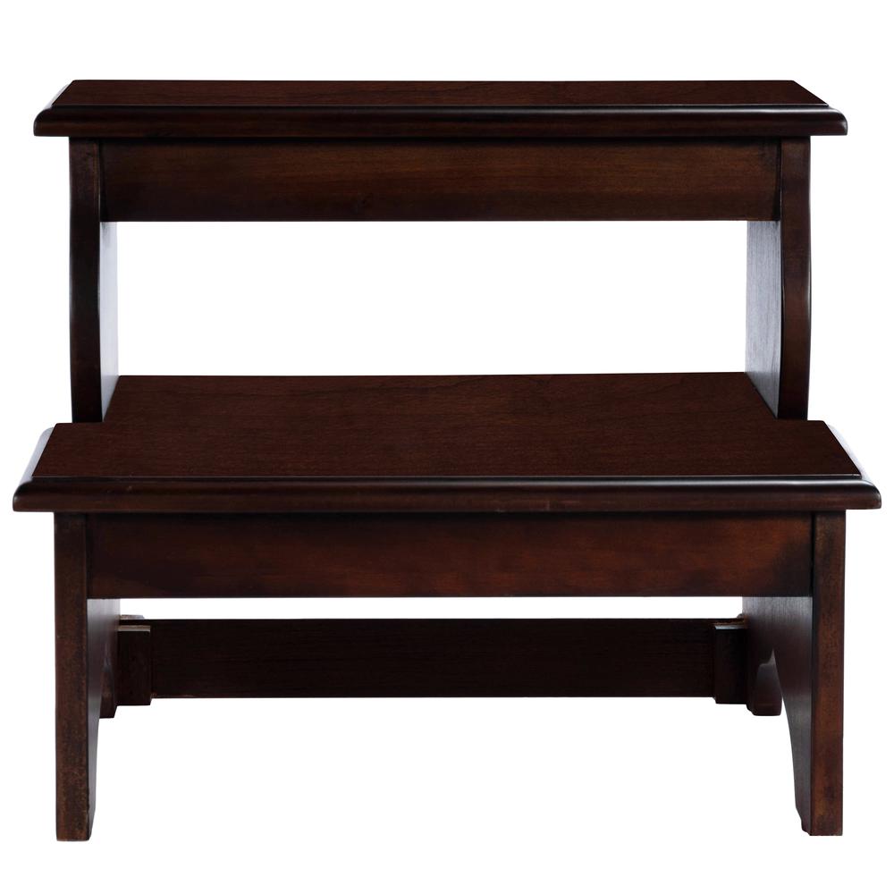 Melrose Step Stool, Dark Brown. Picture 3