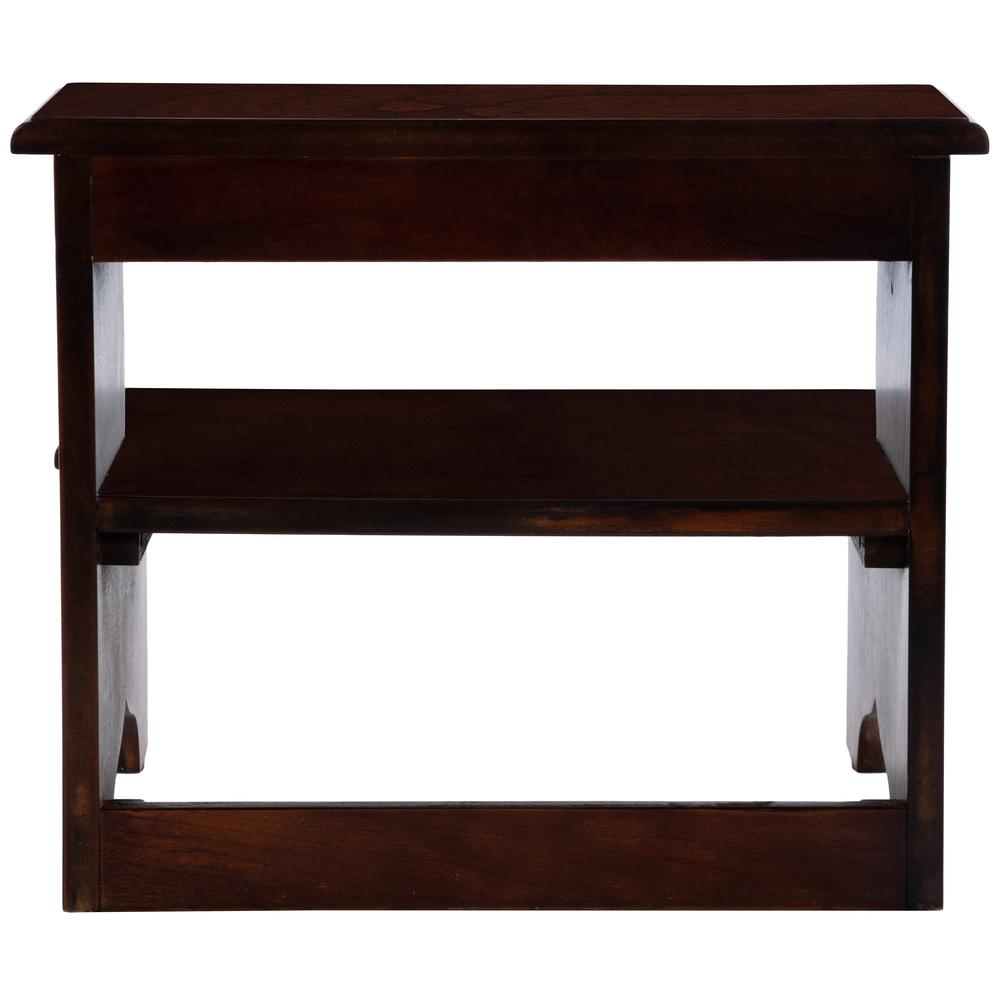 Melrose Step Stool, Dark Brown. Picture 5