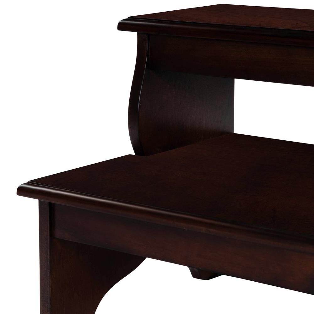 Melrose Step Stool, Dark Brown. Picture 8