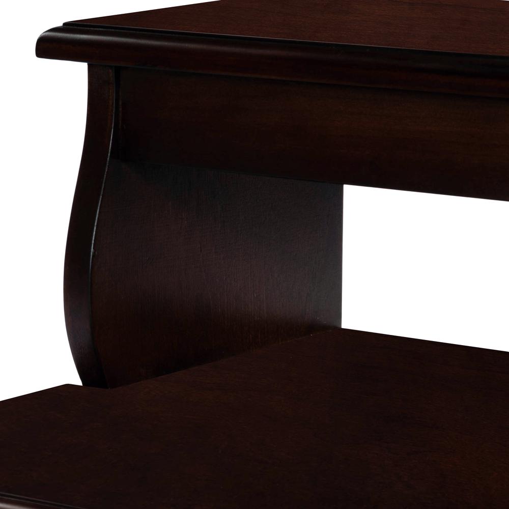 Melrose Step Stool, Dark Brown. Picture 9