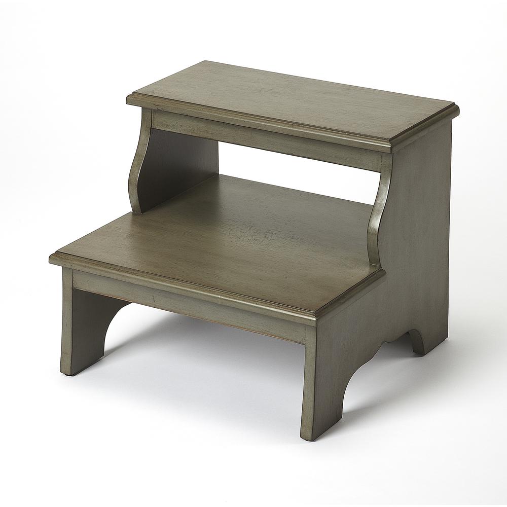 Melrose Step Stool, Gray. Picture 1