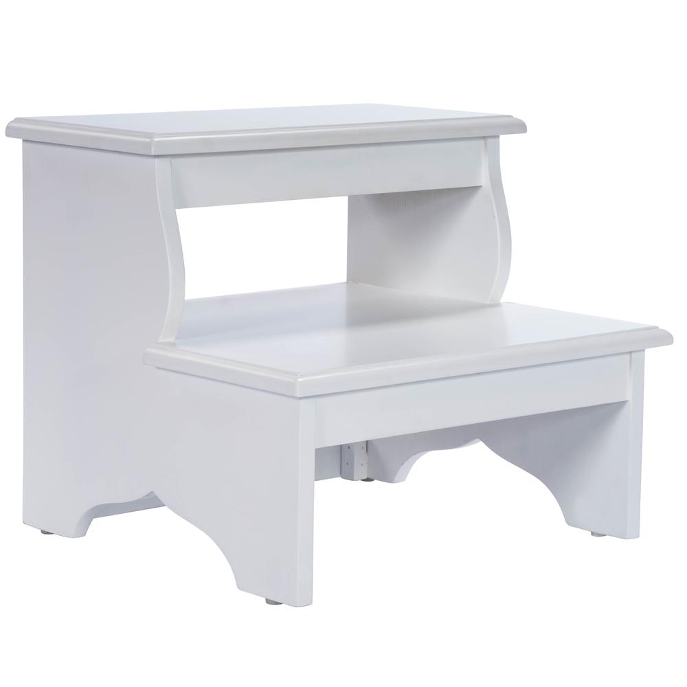 Melrose Step Stool, White. Picture 1