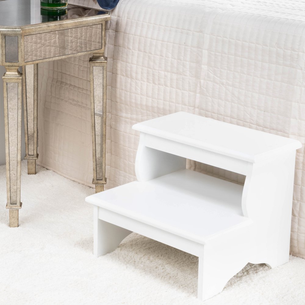 Melrose Step Stool, White. Picture 11