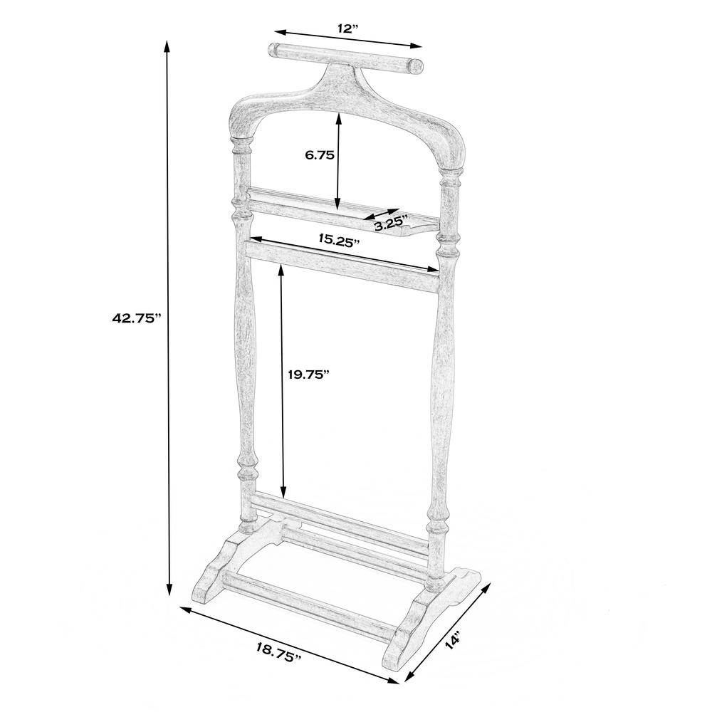 Judson Valet Stand, Black. Picture 3