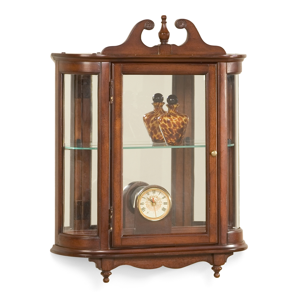 Melinda Plantation Cherry Wall Curio, Plantation Cherry. Picture 1