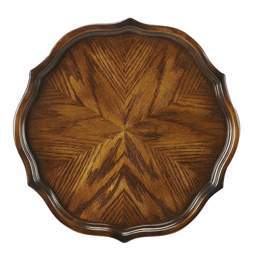 Chatsworth Pedestal Plant Stand, Medium Brown. Picture 2