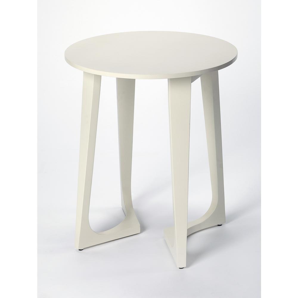 Devin Side Table, White. Picture 1