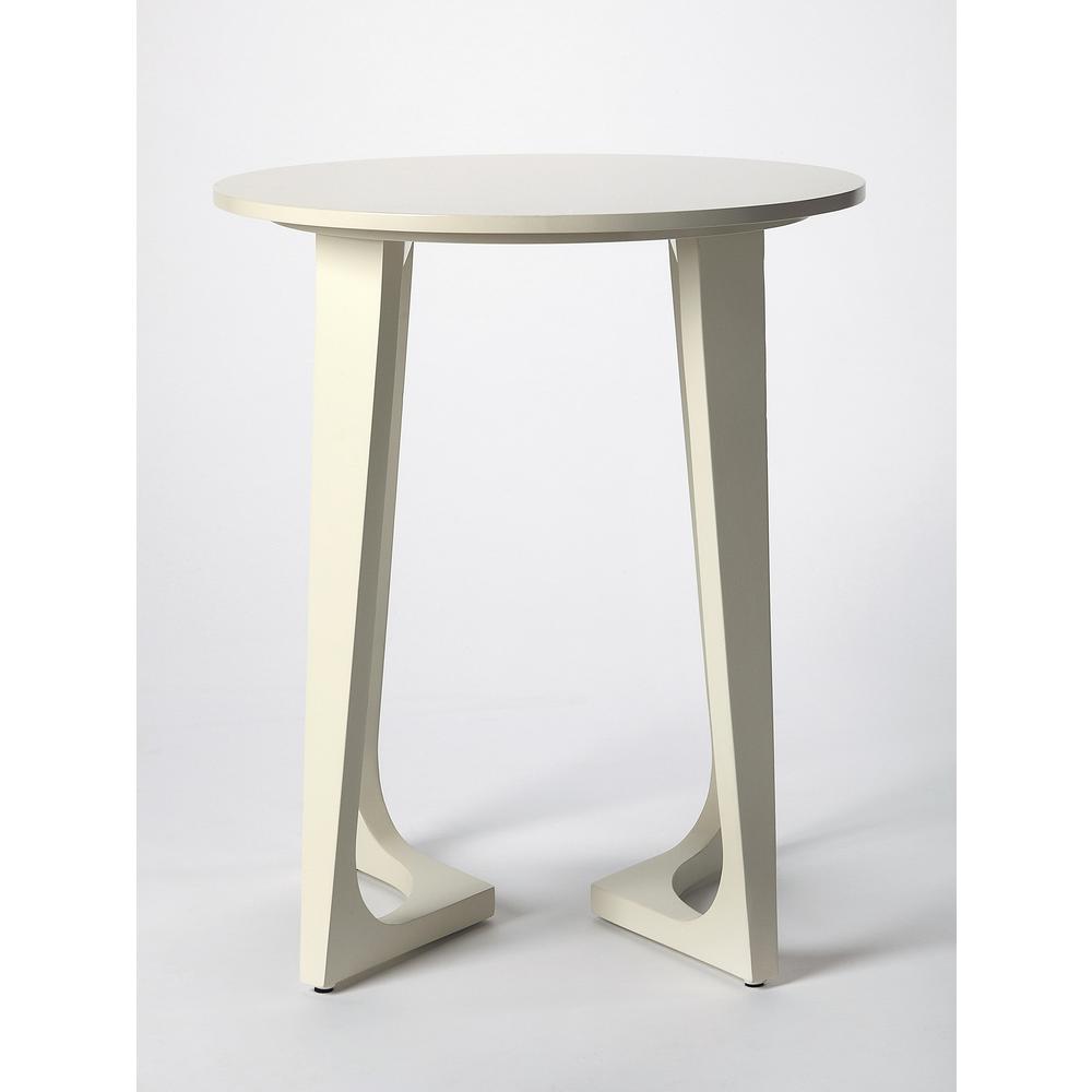 Devin Side Table, White. Picture 2