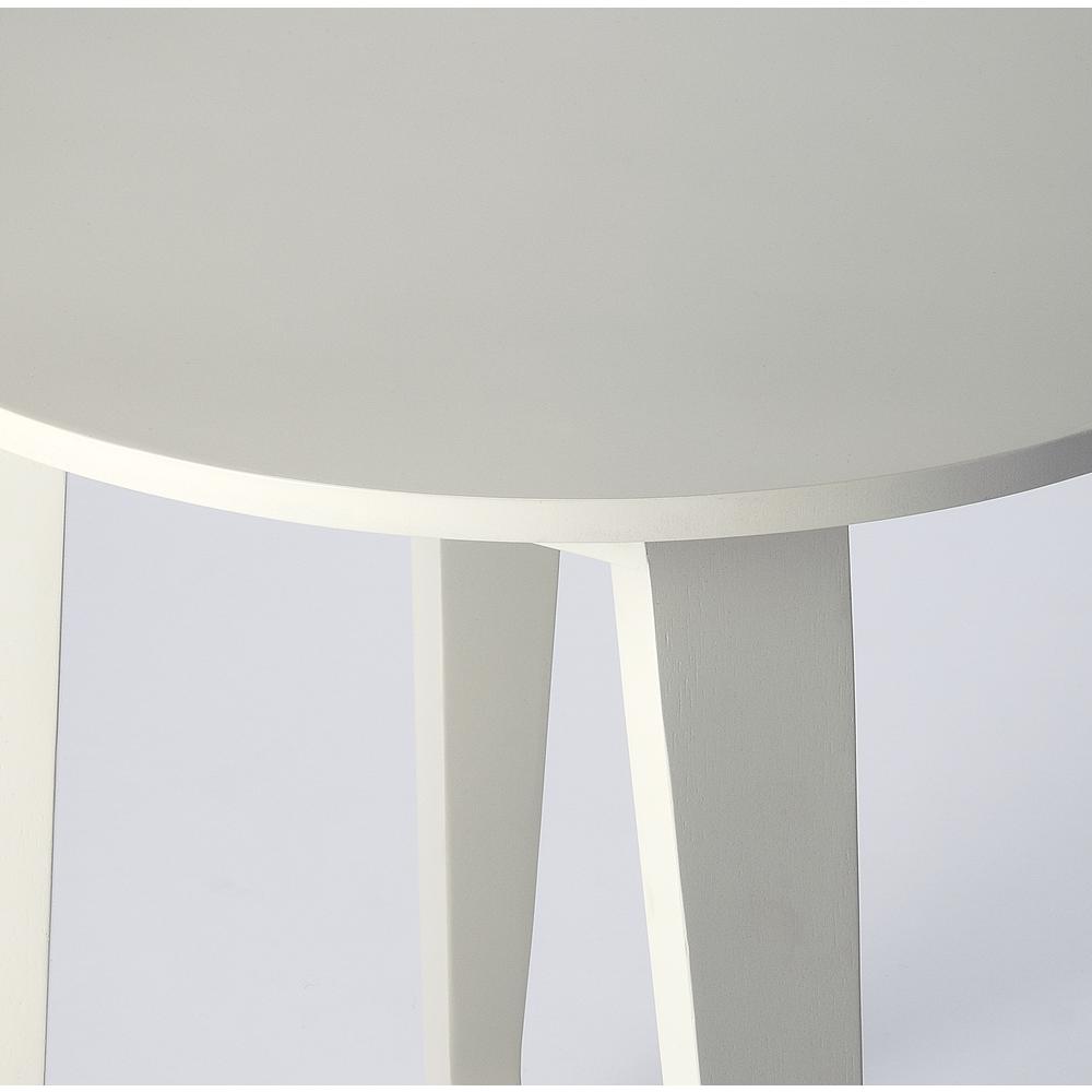 Devin Side Table, White. Picture 4