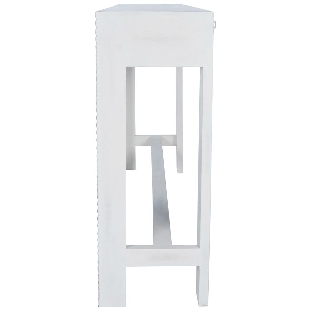 Janta Rectangular Console Table, White. Picture 3