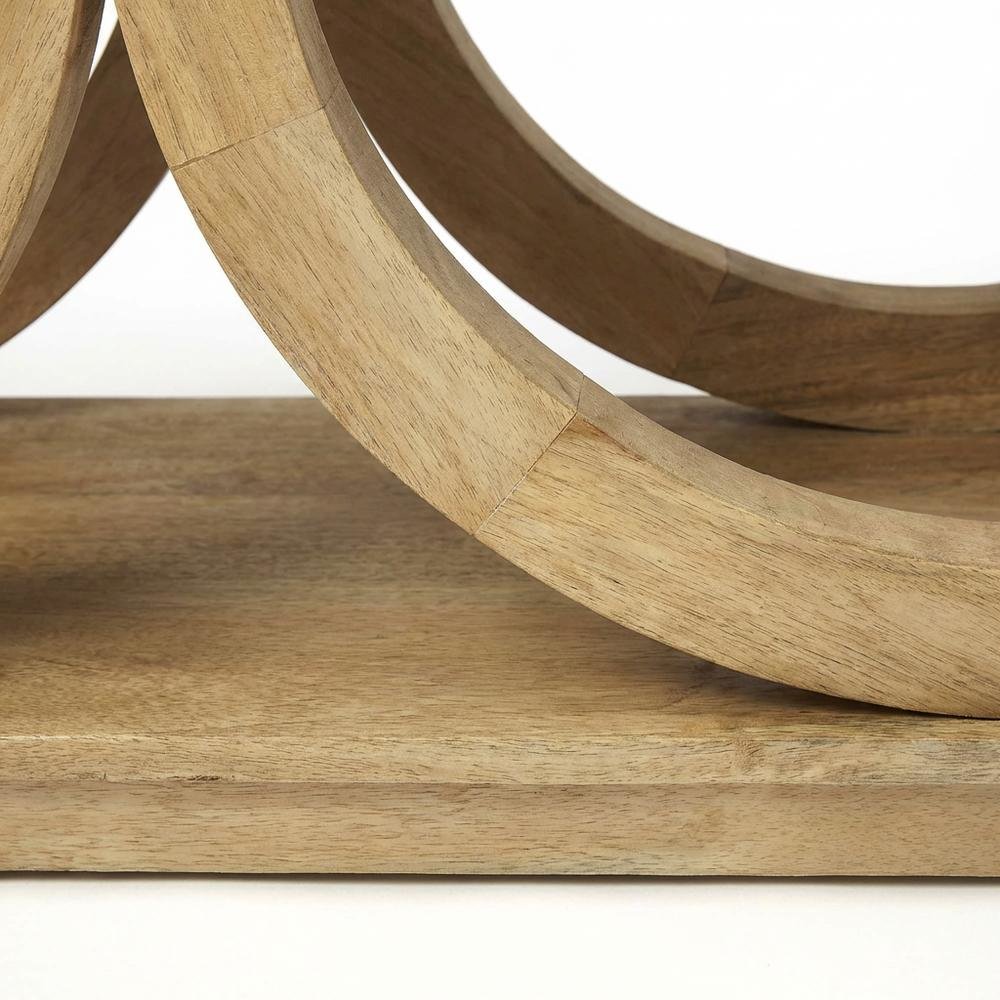 Three-Tiered Rustic Console Table, Modern Wood Accent Entryway Sofa Table. Picture 8