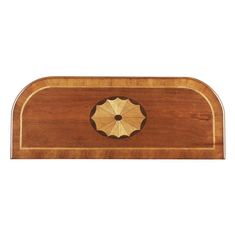 Ridgeland Console Table, Medium Brown. Picture 2