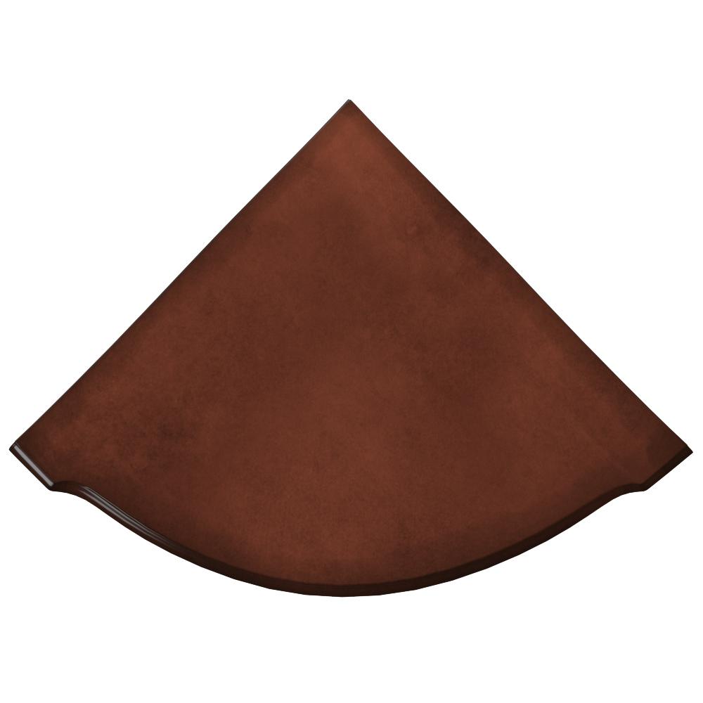 Durham Corner Cabinet, Dark Brown. Picture 4