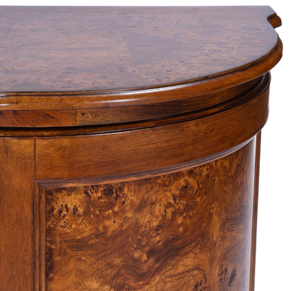 Durham Corner Cabinet, Medium Brown. Picture 11