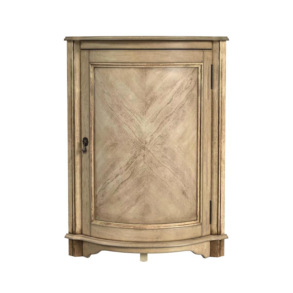 Durham Corner Cabinet, Beige. Picture 2