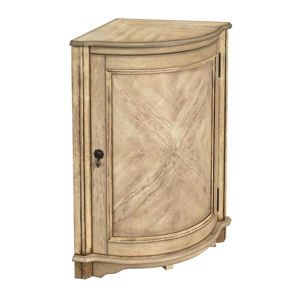 Durham Corner Cabinet, Beige. Picture 3