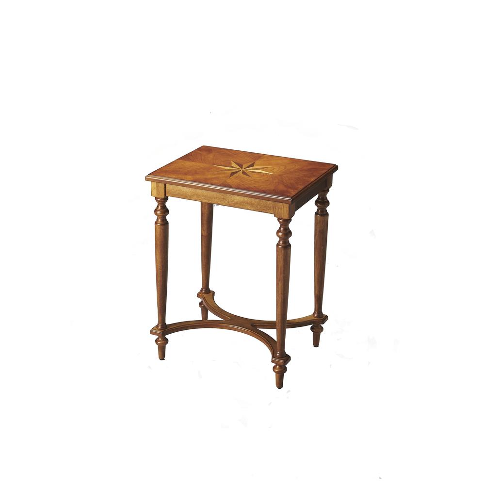 Tyler Side Table, Medium Brown. Picture 1
