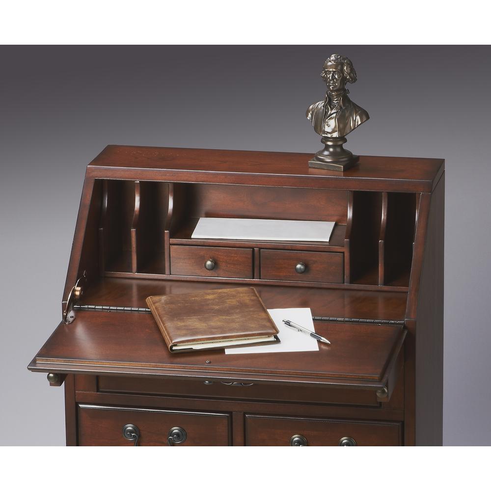 Classic Cherry Wood Secretary Desk, Belen Kox. Picture 3
