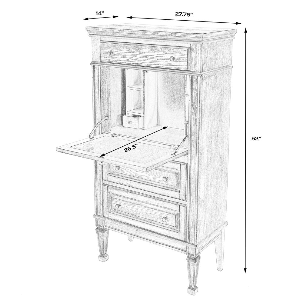 Wordsworth Secretary, Beige. Picture 10