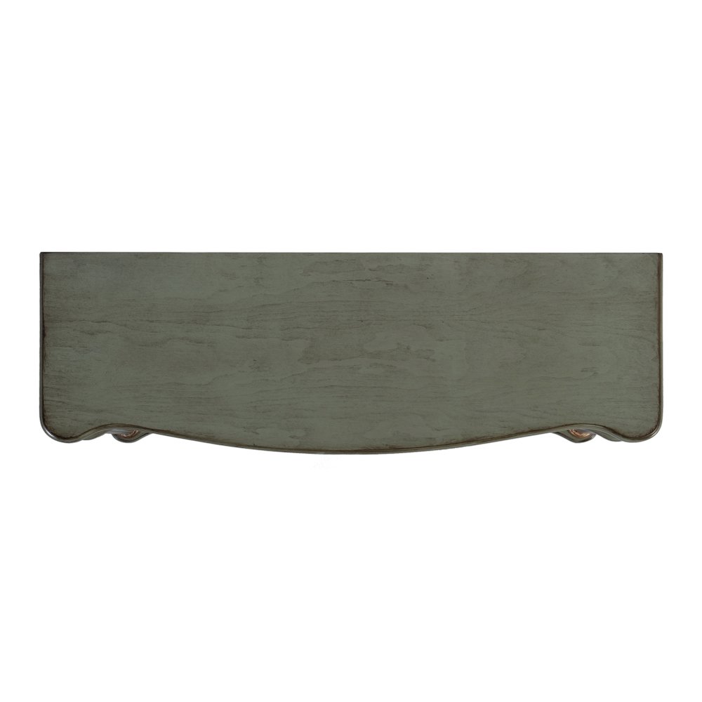 Alexander 37 in. W Wood 1 Drawer Console Table, Green. Picture 7