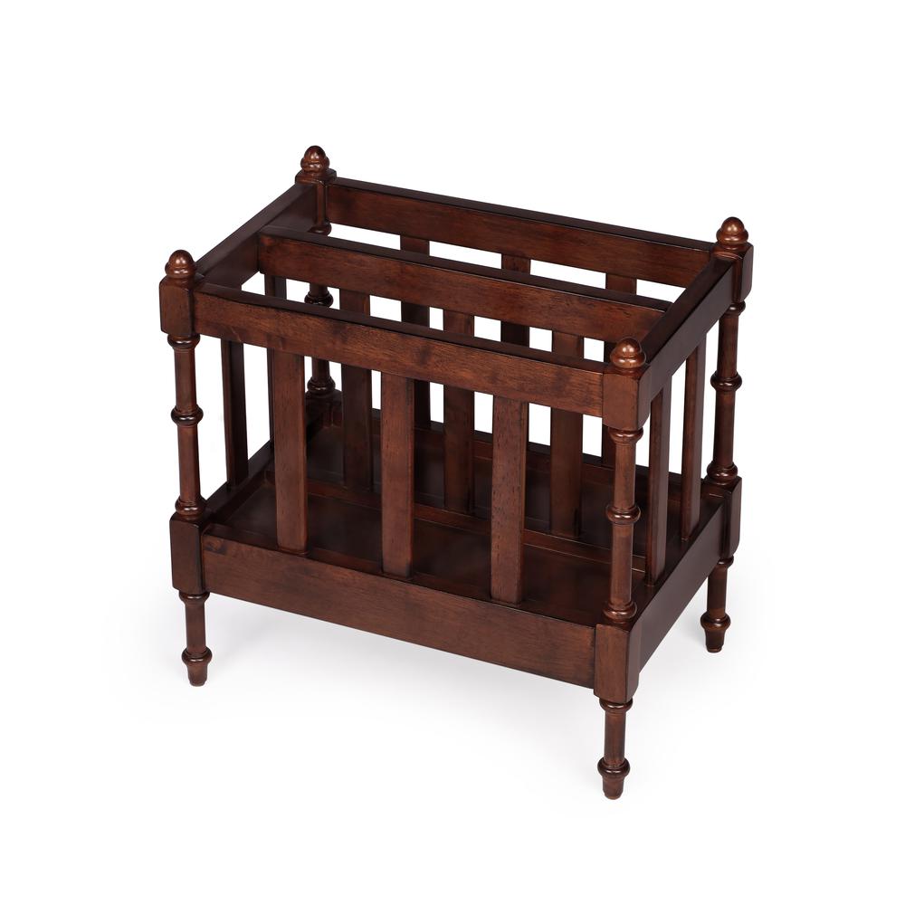 Holden Magazine Basket, Medium Brown. Picture 1