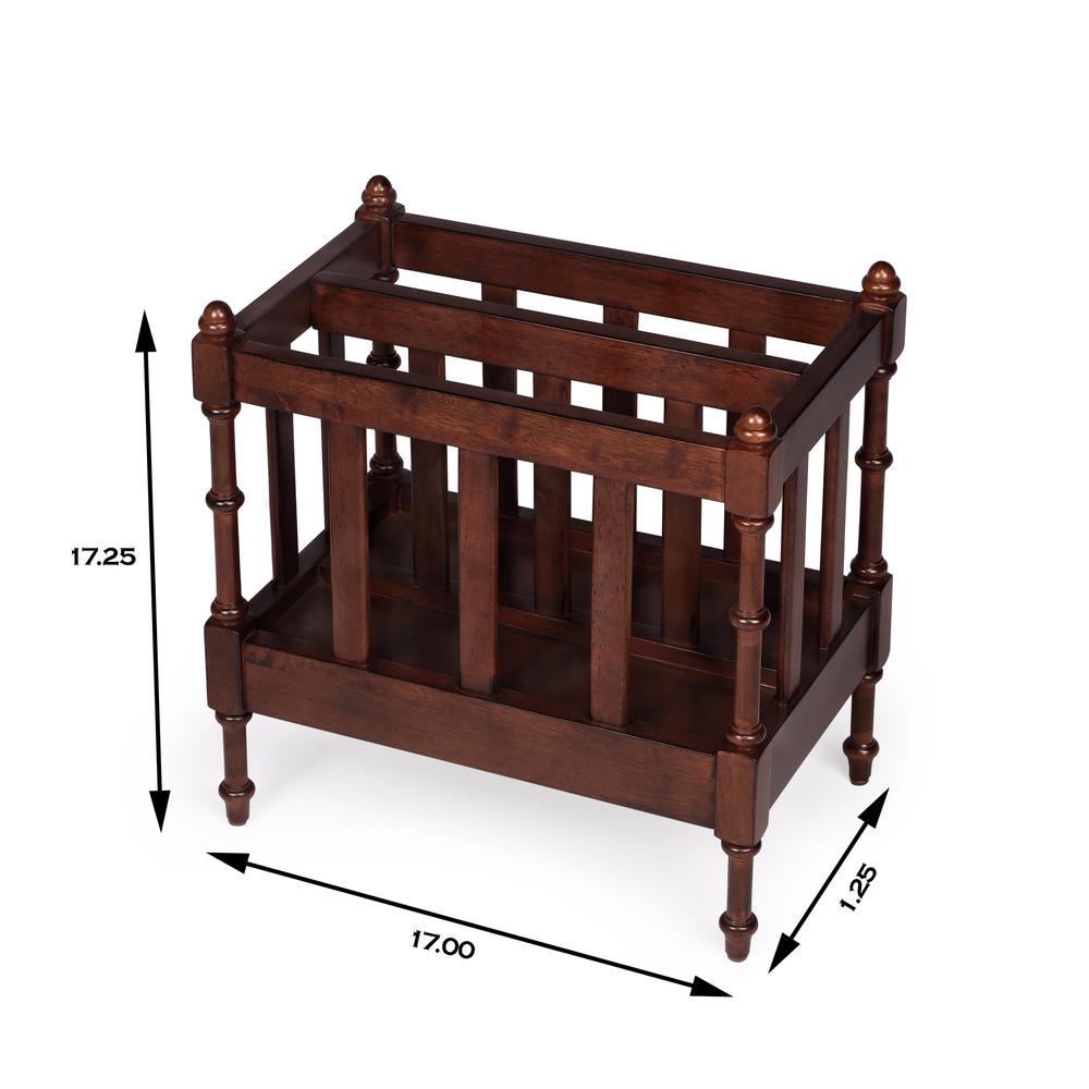 Holden Magazine Basket, Medium Brown. Picture 6