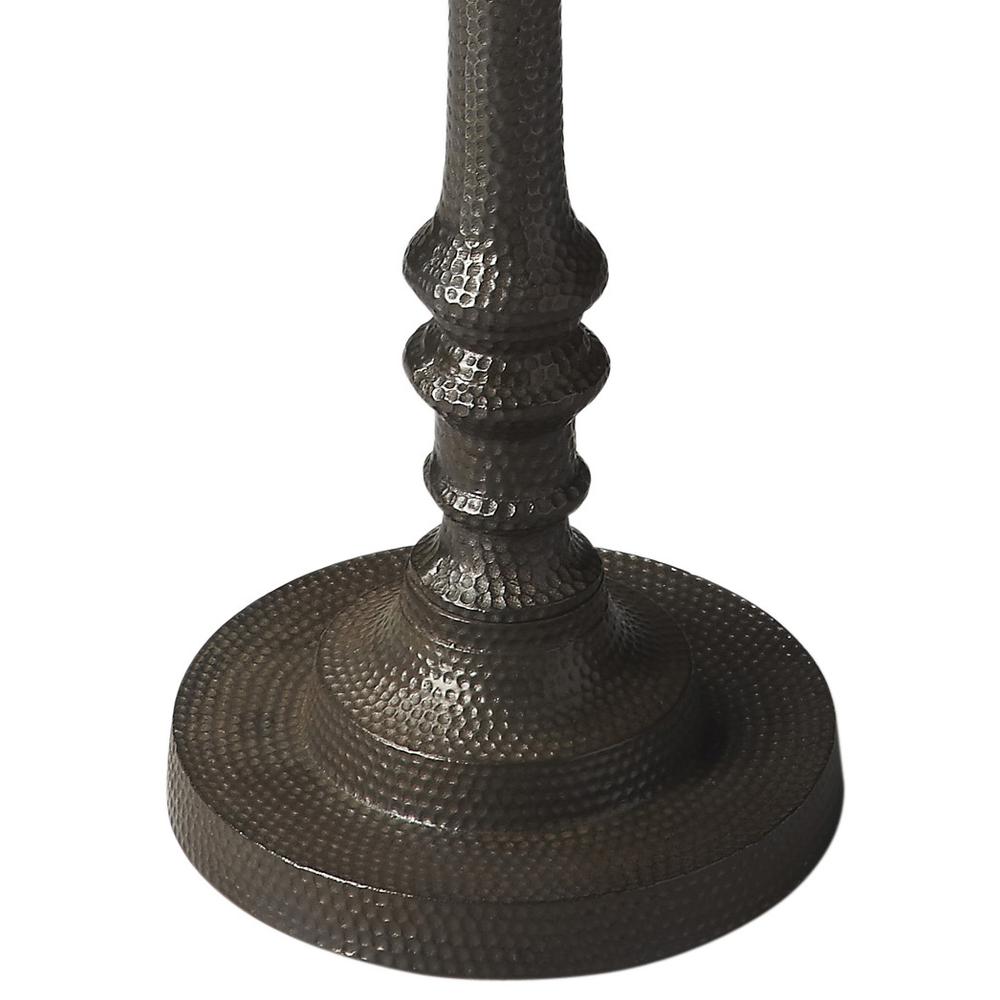 Tanya Metal Pedestal Side Table, Bronze. Picture 2