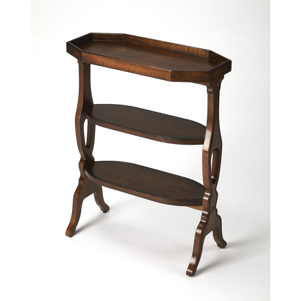 Hadley Side Table, Dark Brown. Picture 1